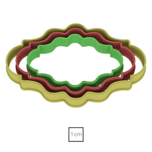 Set Plate 20 cookie cutter for professional
