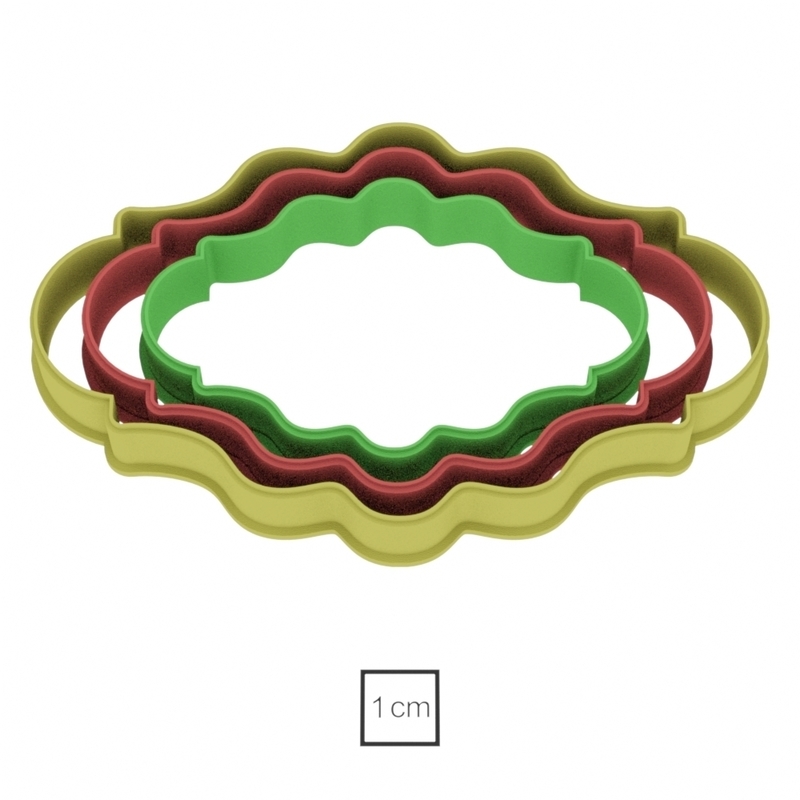 Set Plate 20 cookie cutter for professional