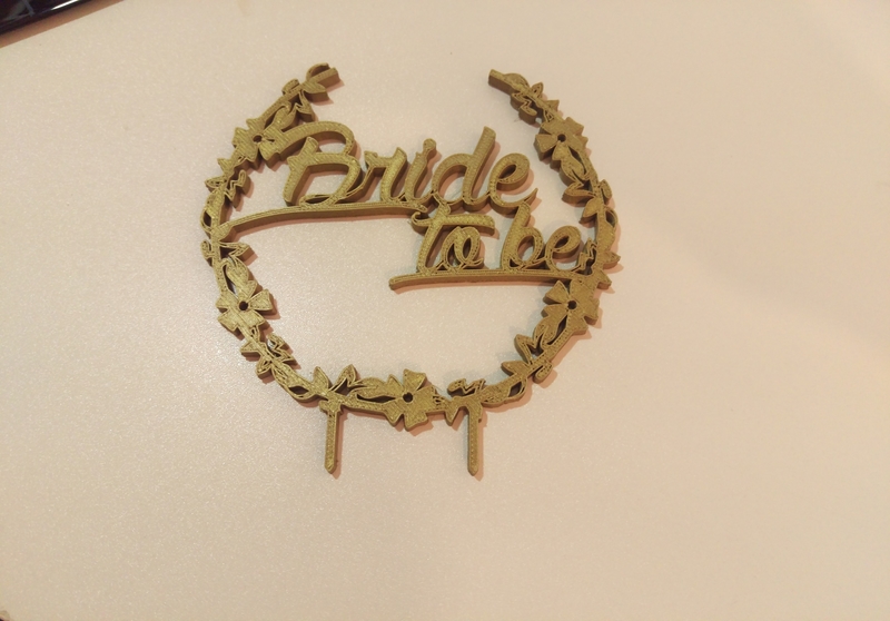 Bride to Be  - Cake Topper