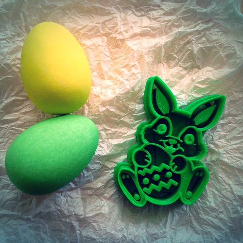 Easter Bunny Cookie Cutter 3D Print 16292