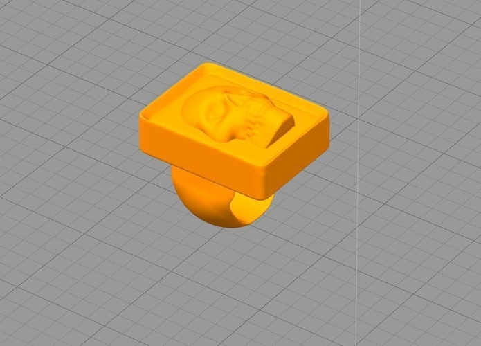 Skull Ring 2 3D Print 162925