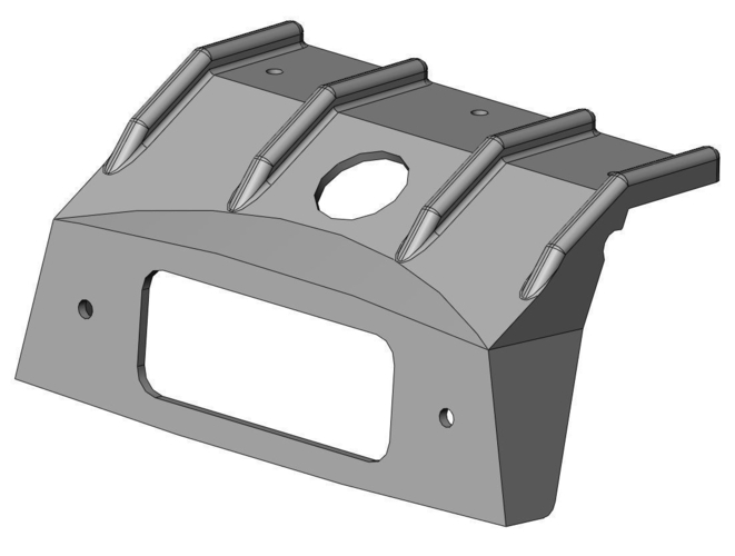 MG Midget interior lamp mounting bracket 3D Print 163023