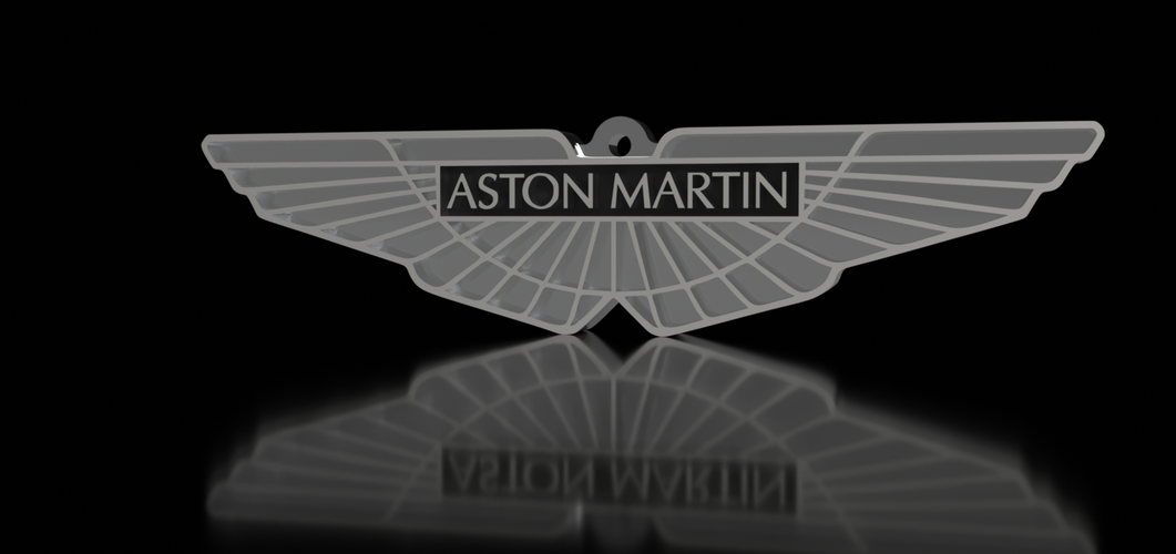 Aston Martin Keychain 3D Print 163039