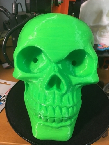 Skull with LED eyes