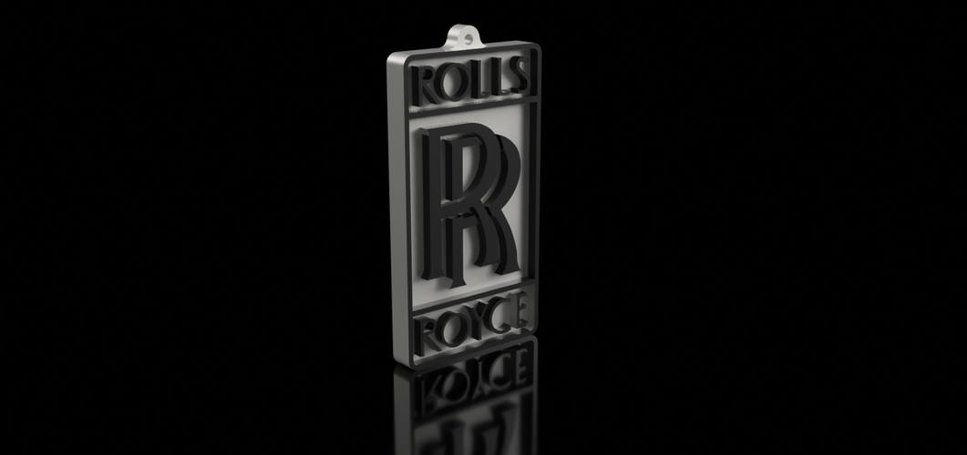 Rolls Royce Kechain 3D Print 163174