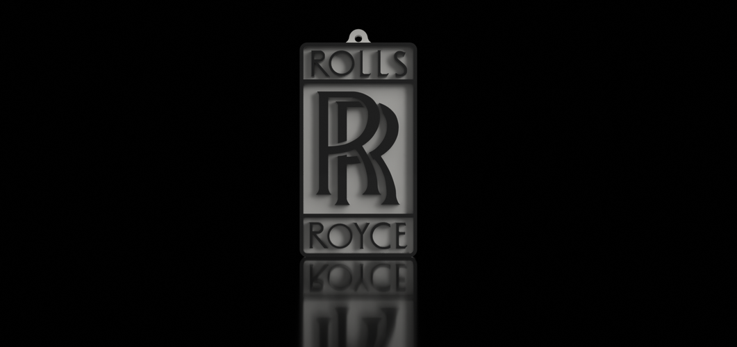 Rolls Royce Kechain 3D Print 163175