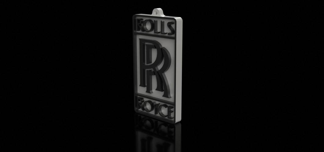 Rolls Royce Kechain 3D Print 163176