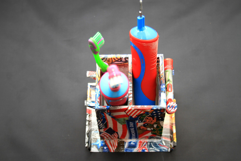 Glass toothbrush, porta Cepillos Dientes, OralB