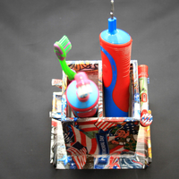 Small Glass toothbrush, porta Cepillos Dientes, OralB 3D Printing 163197