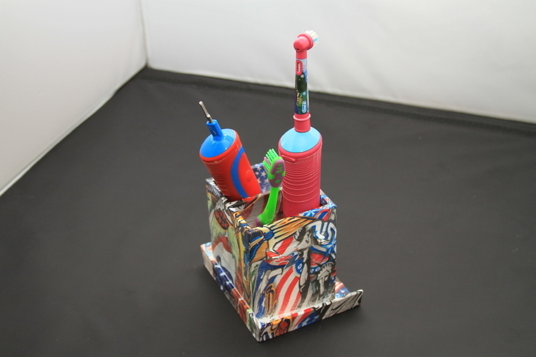 Glass toothbrush, porta Cepillos Dientes, OralB 3D Print 163207