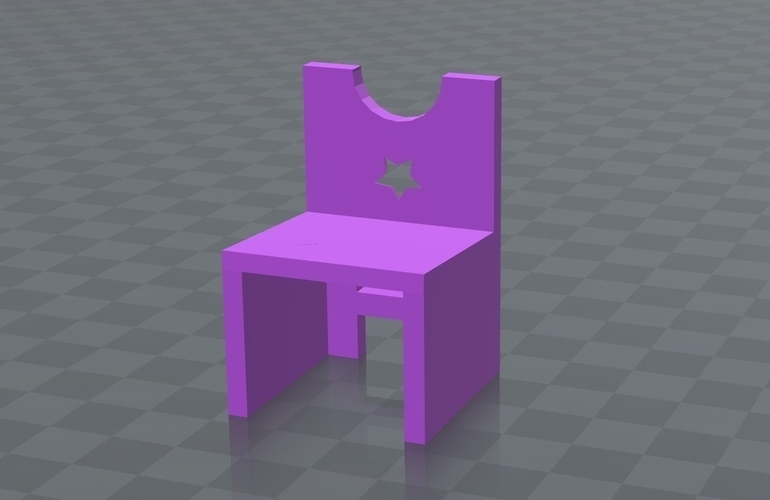 Chair, Silla juego, niños, hard 3D Print 163235