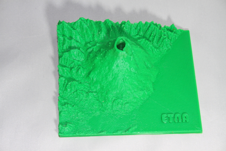 Volcan Etna Italia 3D Print 163248