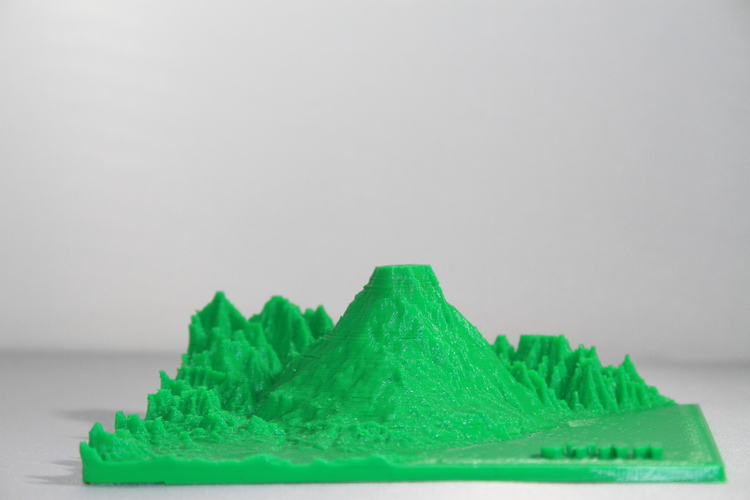 Volcan Etna Italia 3D Print 163250