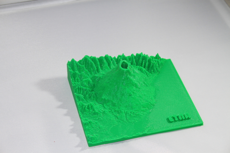 Volcan Etna Italia 3D Print 163251