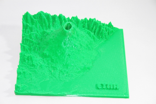Medium Volcan Etna Italia 3D Printing 163252