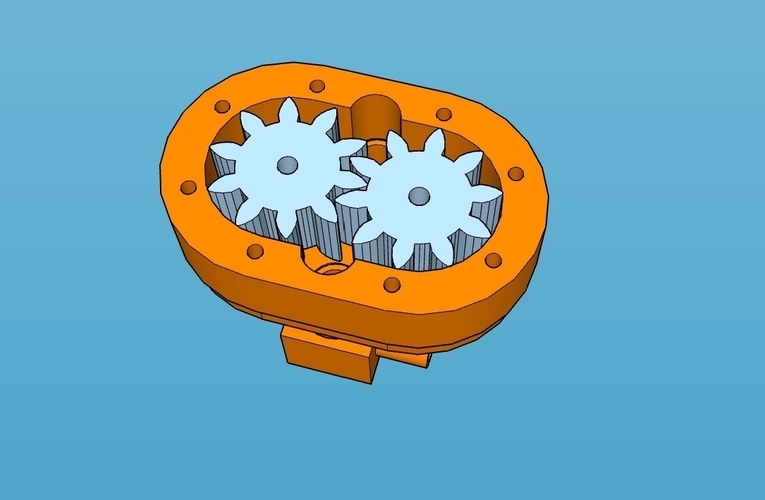 gear pump 3D Print 163326