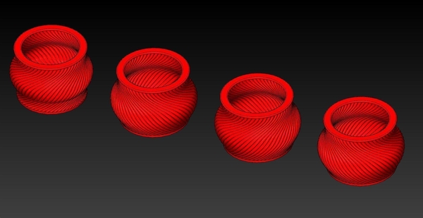 Vase #333 + #330 + #331 + #332