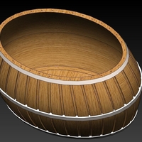 100mm Tall by 148mm Wide Oval Barrel - Thumbnail 2