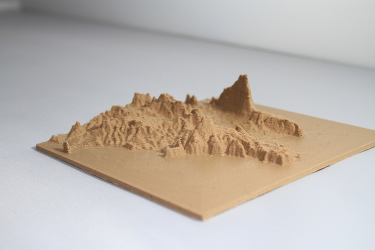 Mapa 3D, Javea, Calpe, Ifac 3D Print 163441
