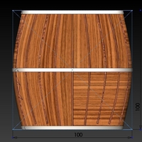 100mm Tall by 100mm Wide Oval Barrel - Thumbnail 1