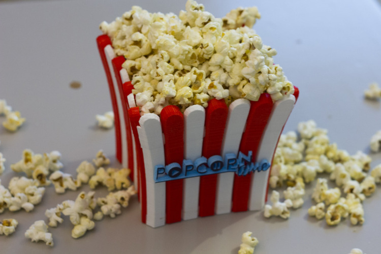 Popcorn time bucket 3D Print 16350