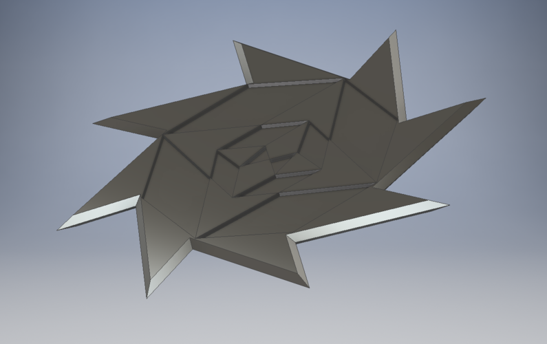 Throwing Star V.3 3D Print 163532