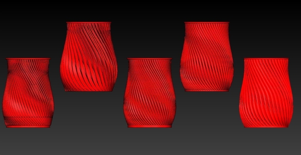 Vases #338 + #339 + #340 + #341 + #342