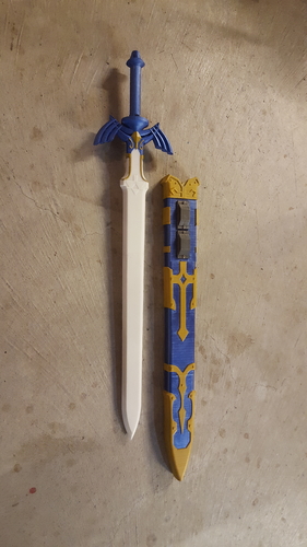 Glowing Master Sword [REMIX] 3D Print 163561
