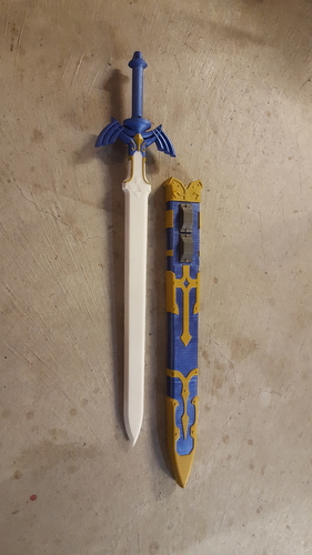 Electroplated 3D Printed Sword: Shiny!