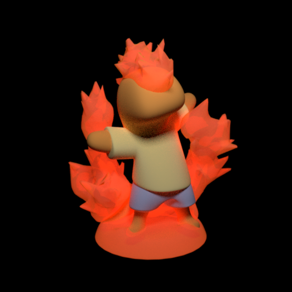 Salamander the fairy of the fire