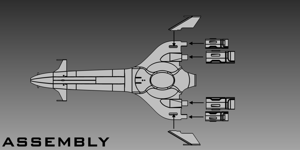 Mass Effect Andromeda Tempest 3D Print 163646