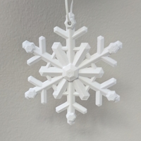 Small snowflake 02 3D Printing 163656