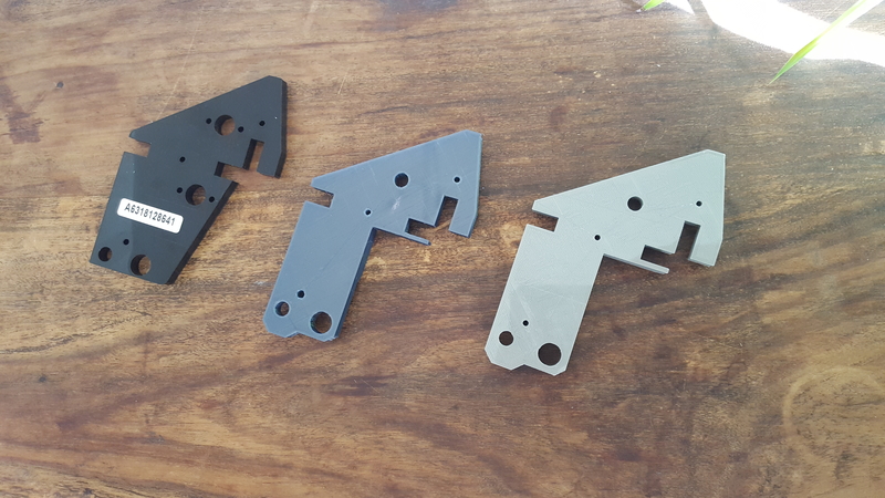 Left upper bracket for higher Z axis