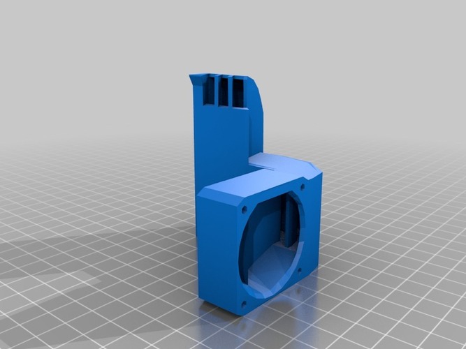 Leapfrog Creatr - Fan (re)mount 3D Print 16375