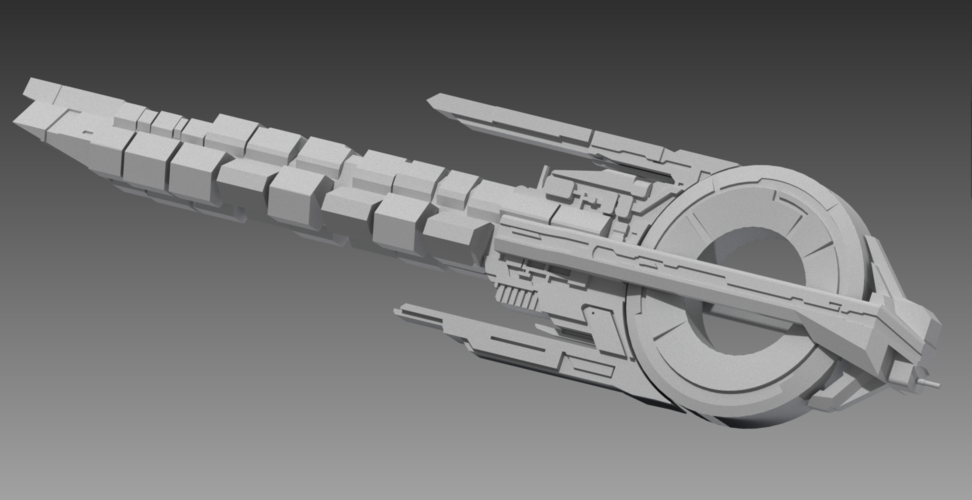 Quarian ship 3D Print 163765