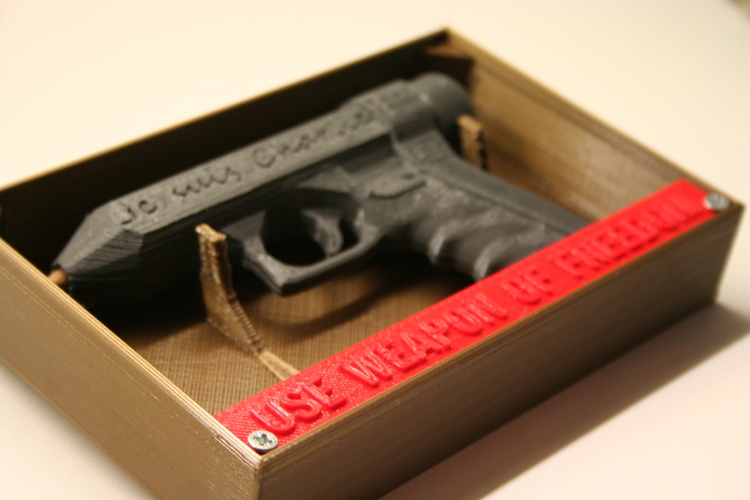 Weapon of Freedom: Je Suis Charlie 3D Print 16381