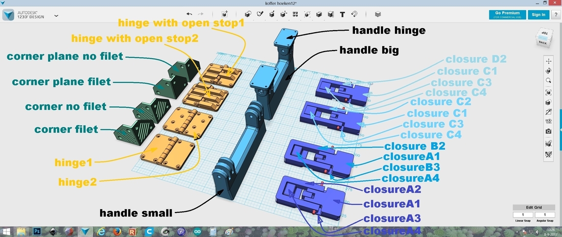 DIY SUITCASE PARTS 3D Print 163894