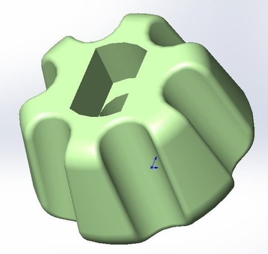 m4 screw knob 3D Print 163910