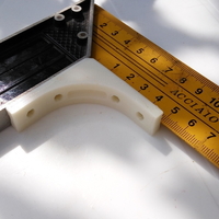 Small Corner bracket for wood sticks 3D Printing 163916