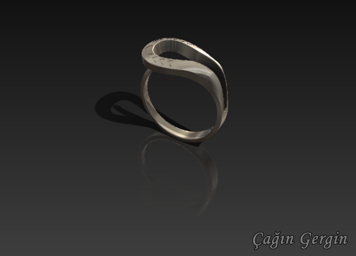 elegant ring design​ 3D Print 164140