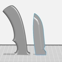 Small An outdoor knife toy 3D Printing 164168