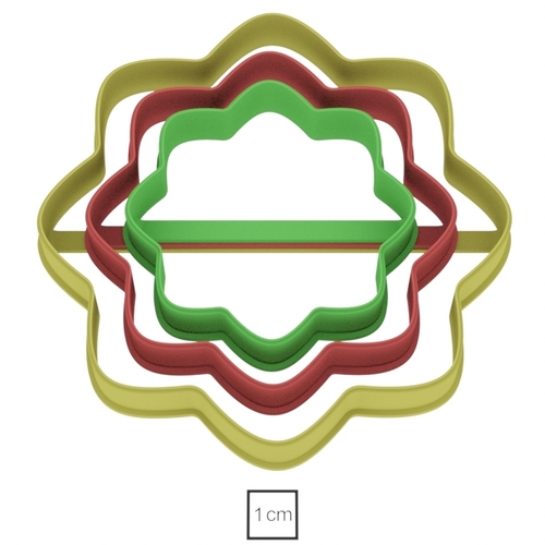 Set Plate 15 cookie cutter for professional
