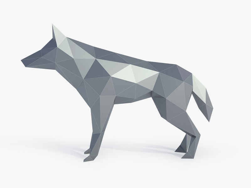 Low Poly Wolf