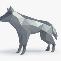 Low Poly Wolf - Thumbnail 2
