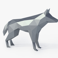 Low Poly Wolf - Thumbnail 5