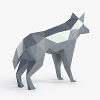 Low Poly Wolf - Thumbnail 6