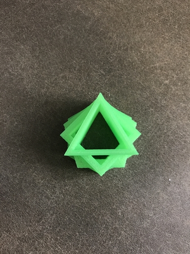 Triangle in a Square in a Pentagon in a Hexagon 3D Print 164415