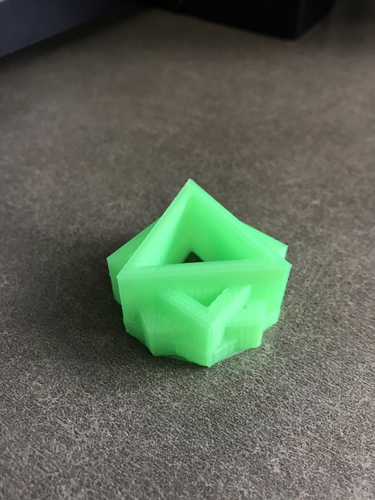 Triangle in a Square in a Pentagon in a Hexagon 3D Print 164416