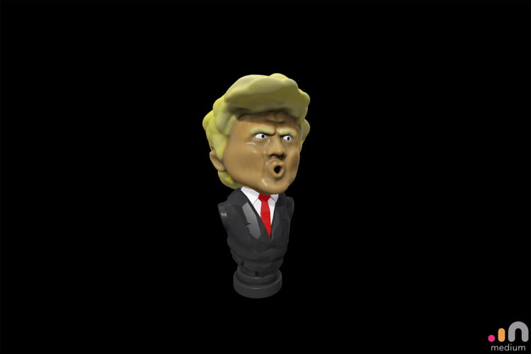 Trump Beer Tap Handle 3D Print 164430