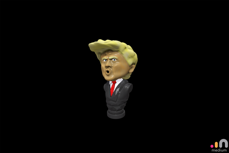 Trump Beer Tap Handle 3D Print 164431